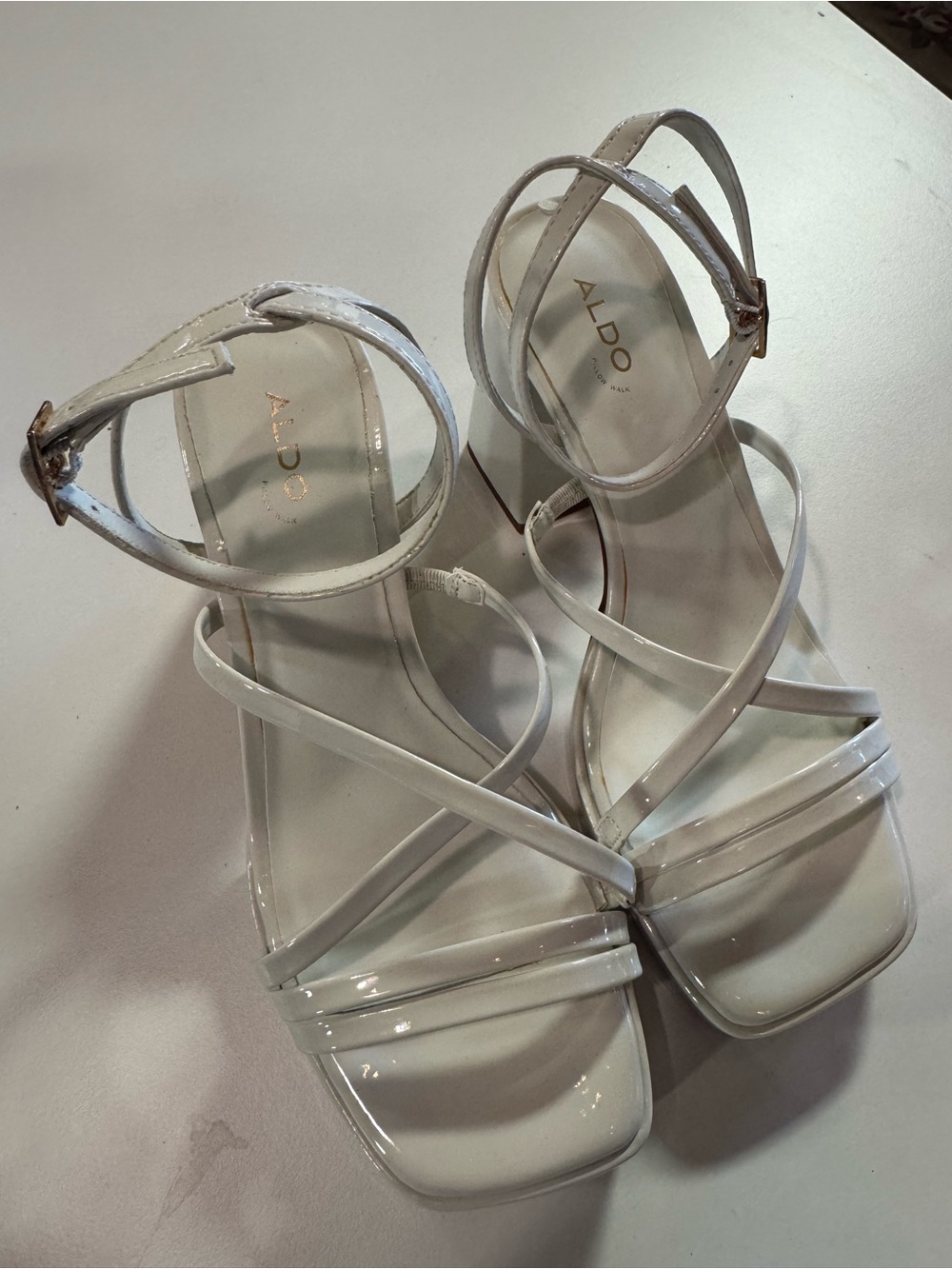 Women’s ALDO Strappy Heels - White